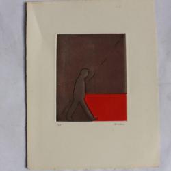 Gravure lithographiée Doroteo ARNÁIZ