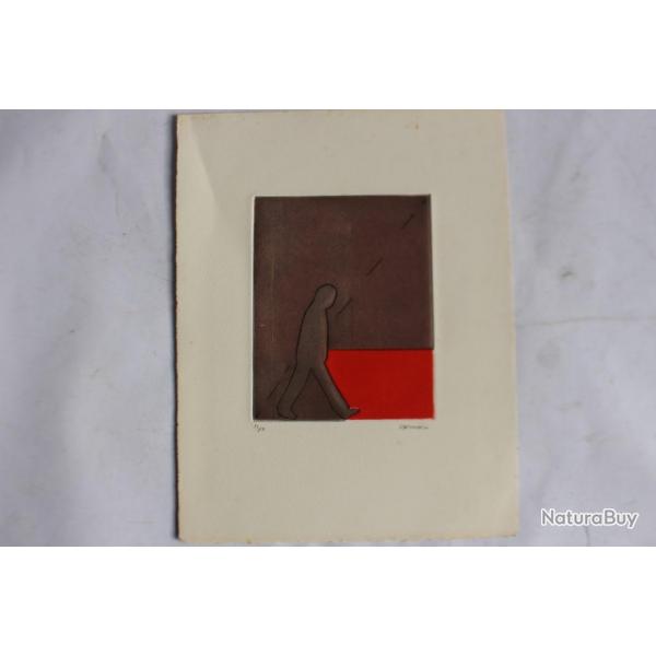 Gravure lithographie Doroteo ARNIZ