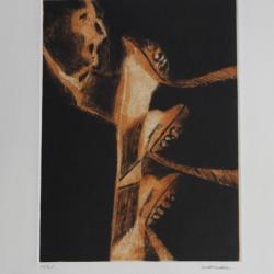 Gravure lithographiée Doroteo ARNÁIZ Bla, Bla, Bla