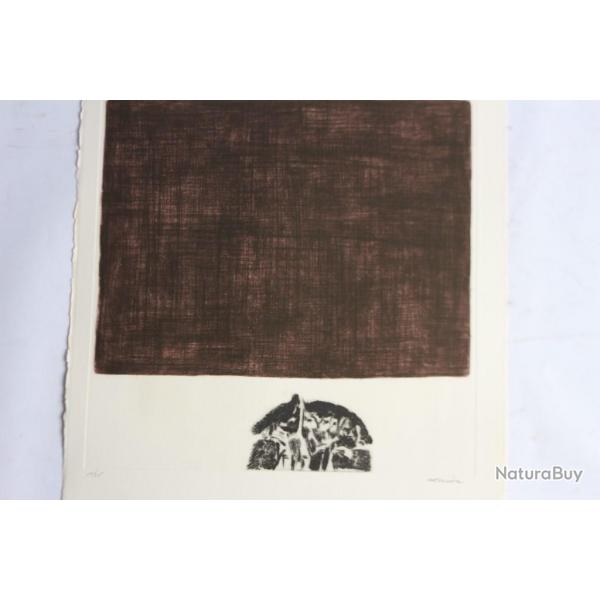 Gravure lithographie Doroteo ARNIZ Homognisation du groupe