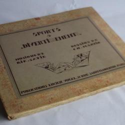 Sports et divertissements Charles MARTIN 20 planches Art déco 1914