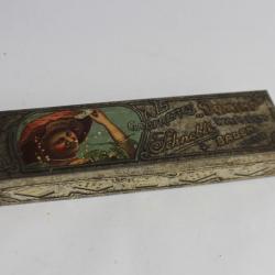 Boîte à gaufrettes Schnebli en tôle lithographiée Art nouveau Suisse