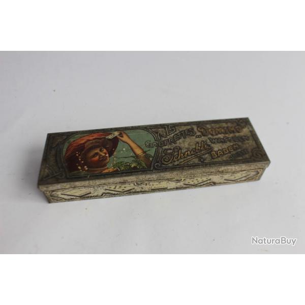 Bote  gaufrettes Schnebli en tle lithographie Art nouveau Suisse