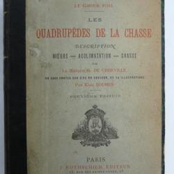 Livre Les quadrupèdes de la Chasse Gibier Poil