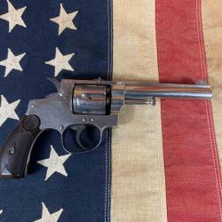 Smith & Wesson Hand Ejector 1st Model DA nickelé excellent