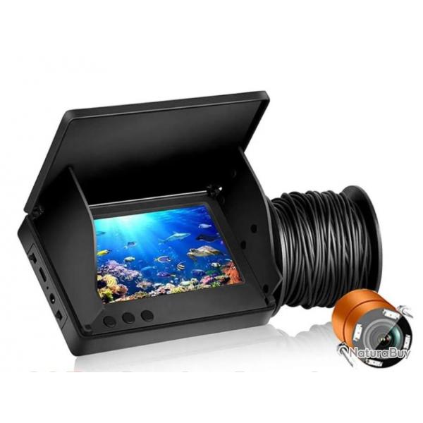 Camra de pche sous-marine, dtecteur de poisson, LCD, 1080p, 220, 9h d'autonomie