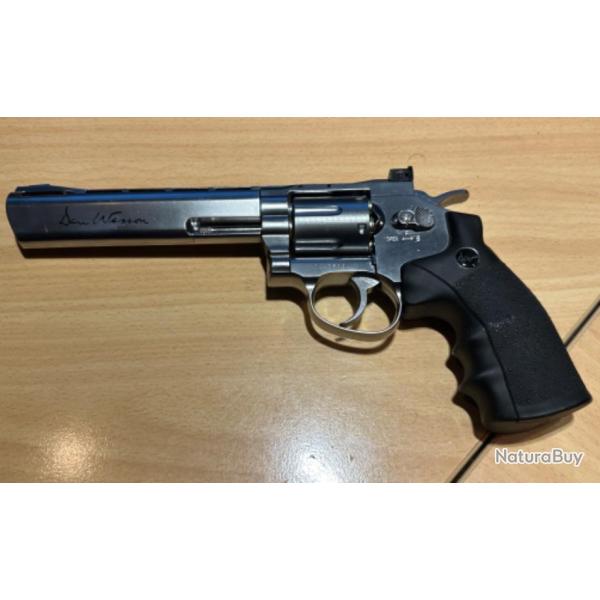 Aitsoft Revolver Dan Wesson 6" Chrome High Power Co2 (ASG)