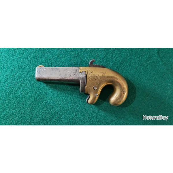 Pistolet Colt  un coup "FIRST MODEL DERINGER en calibre .41 Rimfire  percussion annulaire