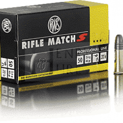 Cartouches RWS 22 LR  Rifle match S 1 boite ( 50 muniitons )