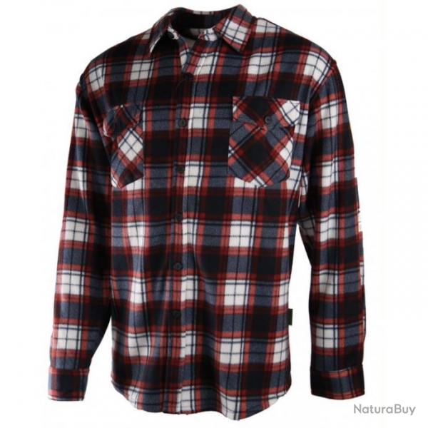 Chemise polaire  carreaux Treeland Rouge Bleu