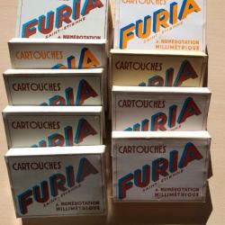 Lot de 11 boîtes de cartouches de collection  "FURIA" , calibre 16 , excellent état
