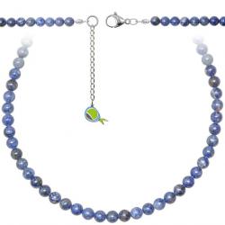Collier en sodalite - Perles rondes 6 mm - 43 cm
