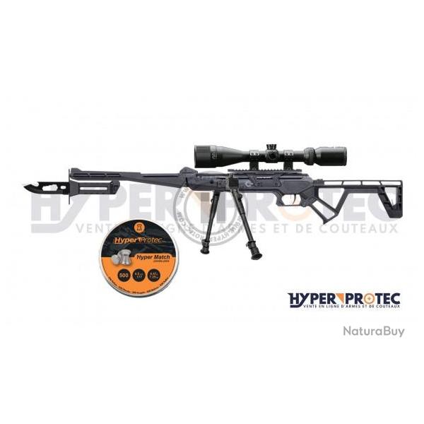 Pack Carabine BM8 Black Bunker Cal. 4.5mm 19.9 Joules Noir