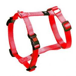 HARNAIS H ZIGGI ROUGE 60-85CM 25MM