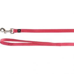 LAISSE ZIGGI ROUGE CERISE 130CM 10MM