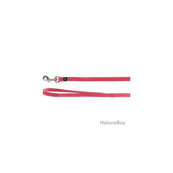 LAISSE ZIGGI ROUGE CERISE 130CM 10MM