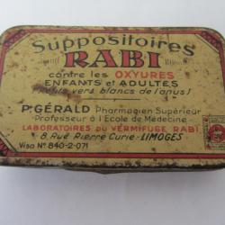 Boite pharmacie lithographiée en tôle 1900/10