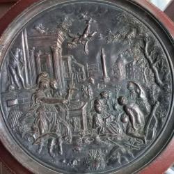 Superbe    "Bas-relief   -scène historique romaine  - Début 19e "