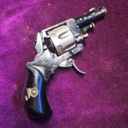 Très rare revolver "THE LINCOLN AMERICAN RIMFIRE", cal.22short, ELG, fin XIXe. A réviser. Cat D.