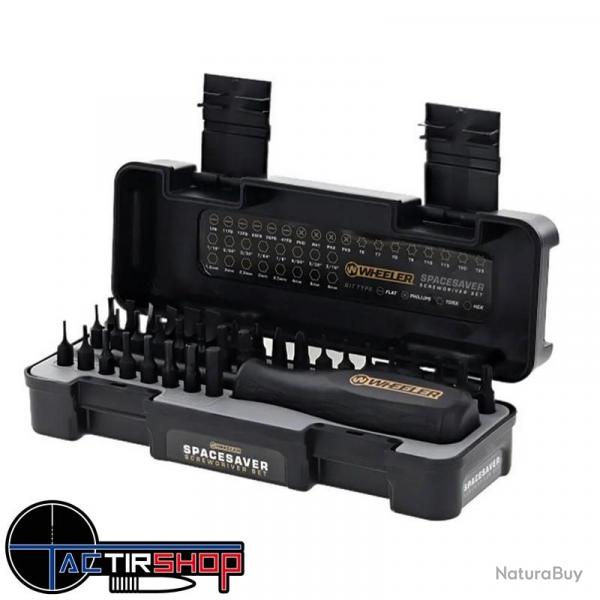 Kit Tournevis Wheeler 36 Pieces Spacesaver Screwdriver Set