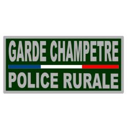 Bandeau réfléchissant Garde Champetre/ Police Rurale 12 x 6 cm