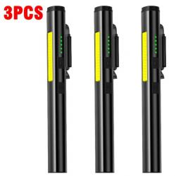 Lampe Poche 4 en 1 Laser LED UV COB, Modele: 3pcs