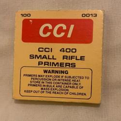 93 AMORCES  CCI 400 SMALL RIFLE PRIMERS