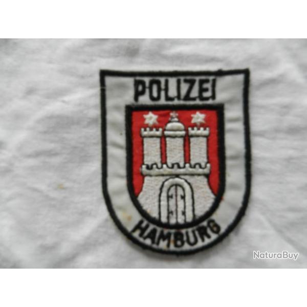 ancien insigne badge Police allemande Hambourg