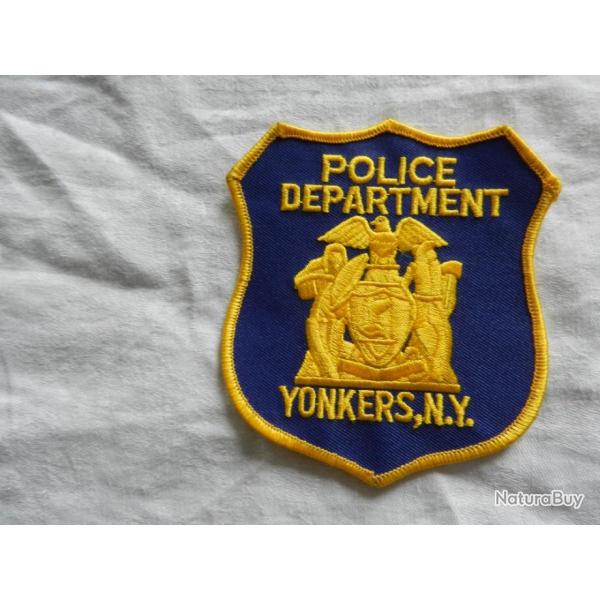 ancien insigne badge Police dpartement Yonkers,N.Y.