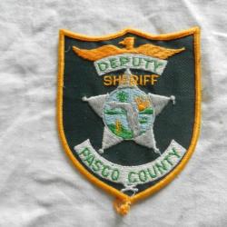 ancien insigne badge Députy Sherif Pascq County