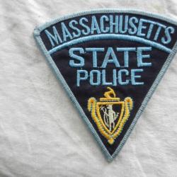 ancien insigne badge State Police US  Massachusettes
