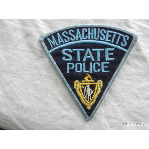 ancien insigne badge State Police US  Massachusettes