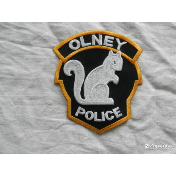 ancien insigne badge amricain Olney Police US