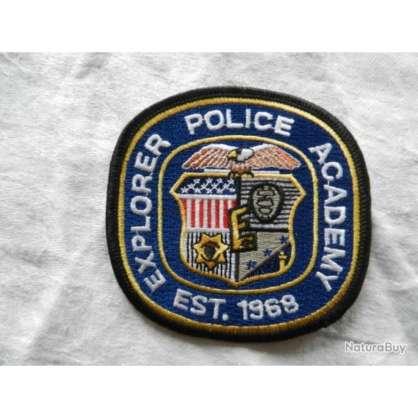 ancien insigne badge amricain US Police Acadmy 1968
