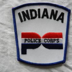 ancien insigne badge américain US Indiana Police