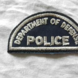 ancien insigne badge américain US  Police Département Of Défense
