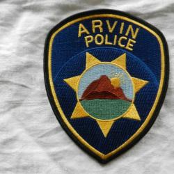 ancien insigne badge américain US   ARVIN Police