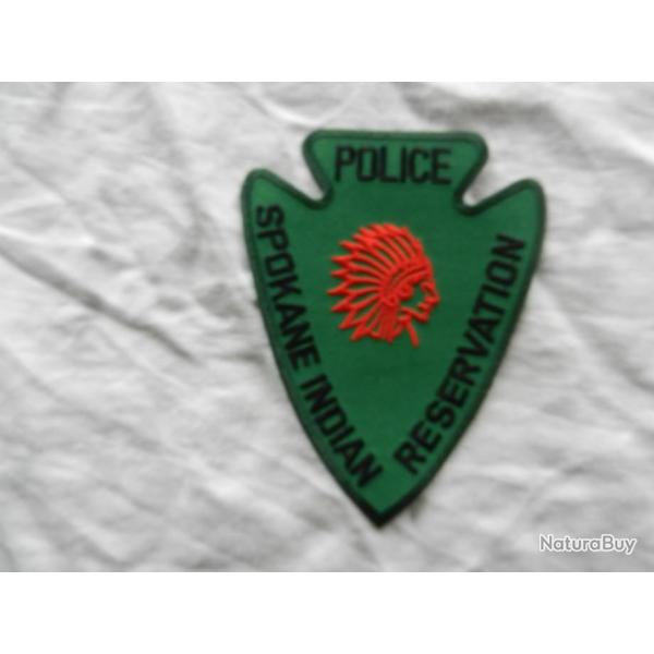 ancien insigne badge amricain US Police rserve indian