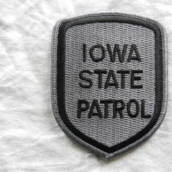 ancien insigne badge américain US Police Iowa State Patrol
