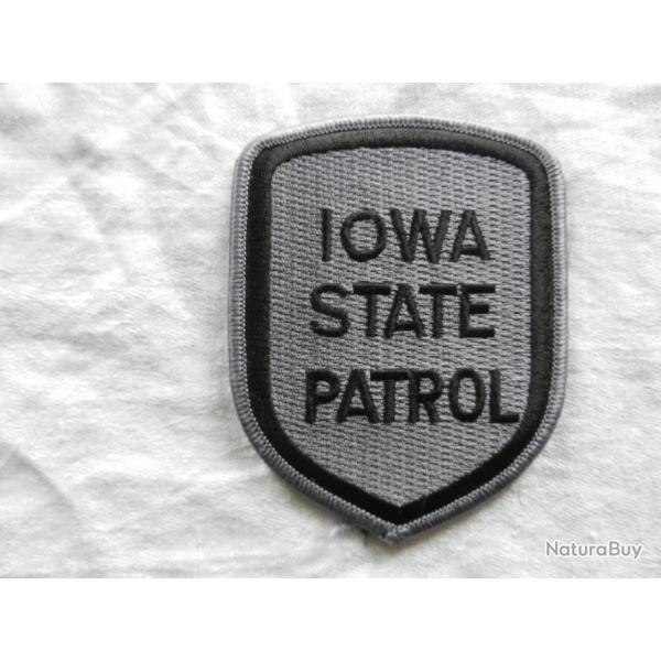 ancien insigne badge amricain US Police Iowa State Patrol