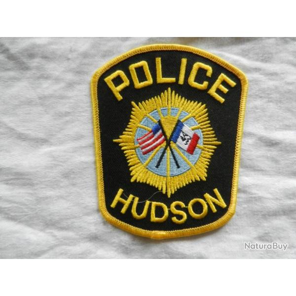 ancien insigne badge amricain US Police Hudson