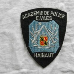 ancien insigne badge  académie  de Police Belge.