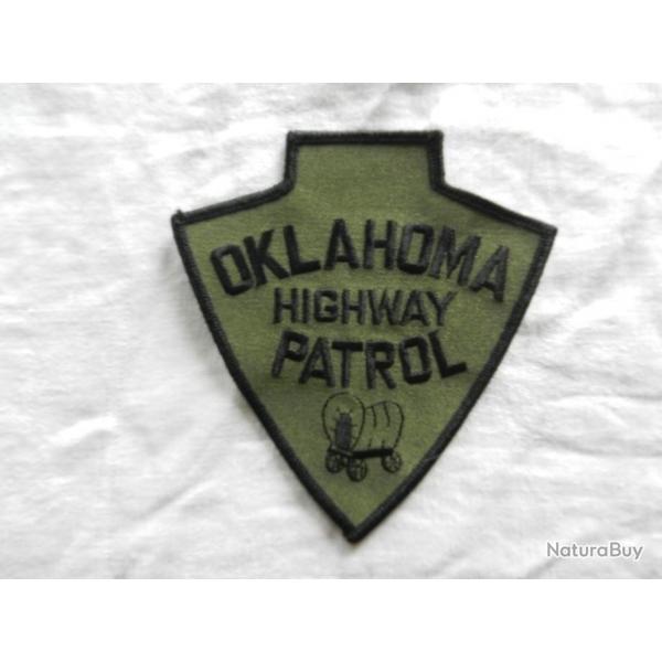 ancien insigne badge amricain US Police Oklahoma Patrol
