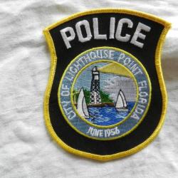 ancien insigne badge américain US Police City Of Floride