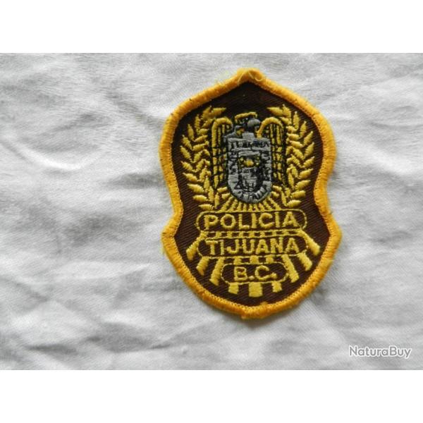ancien insigne badge de Police du Mexique Tijuana
