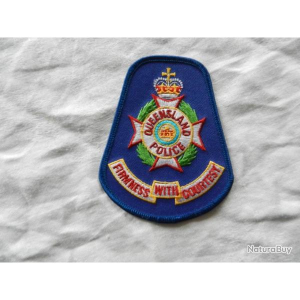 ancien insigne badge de Police Australie Queensland
