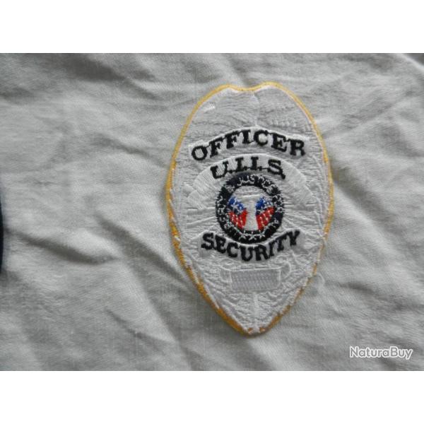 ancien insigne badge de Police Officier U.L.L.S.