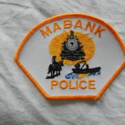 ancien insigne badge de Police US américain Mabank