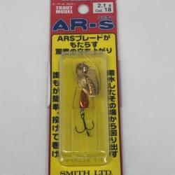Cuillers de pêche Smith AR Spinner 1cm 2,1g doré