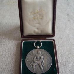 Medaille sapeurs pompiers ville d'evry 24 mai 1908  x